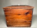Vintage Wooden Pulverized Cream Box