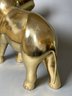 A Large Quality Made Brass Elephant