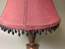 Victorian Style Lady Lamp With Beads