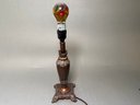 Victorian Style Lady Lamp With Beads