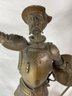 Don Quixote Cast Bronze Statue 10x21 On 5in Marble Base Heavy Beautiful Fine Details