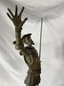 Don Quixote Cast Bronze Statue 10x21 On 5in Marble Base Heavy Beautiful Fine Details