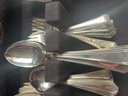 'Heavy'Gorham Sterling Silver Flatware - 24 Settings With Serving Pieces