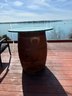 Table Made From Barrel
