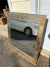 K. Volkers '78 Signed Reverse Painted Chinoiserie 38x42 Mirror ($3,000 Retail)