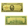Lot Of Seven (7) 9.999 / 24K Gold Foil Banknotes With Certificate - Very Interesting Group - 1$ - $100
