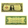 Lot Of Seven (7) 9.999 / 24K Gold Foil Banknotes With Certificate - Very Interesting Group - 1$ - $100