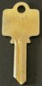 Rare DISNEYLAND 1955 Yale & Towne Gold Plated Brass Key To Commemorate Opening Of Disneyland UNCUT - WOW (1)