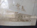 Antique Schoolhouse Class Picture In Frame