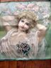 1905 Campbell Metzger And Jacobson Lithograph Canvas Print Of  Young Woman In Spring