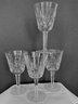 4 Waterford Lismore White Wine Glasses 5.75' H No Issues