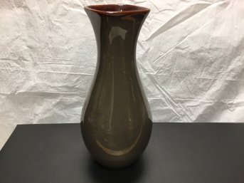 A Classic Glazed Ceramic Vase By Lord & Taylor
