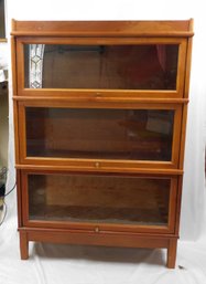 5-piece Modular Glass-front Barrister Bookcase