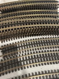 Large Quantity Atlas-O Three Rail Track With Wood Ties