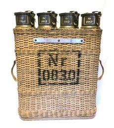 WWII German 4-cylinder Shell Transport Basket