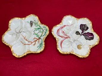 Limoges Oyster Plates