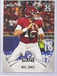 2021 Leaf Draft Mac Jones Rookie Card #06