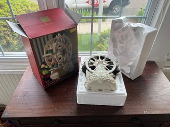 Lenox Holiday Farris Wheel Centerpiece With Box