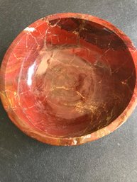 Jasper Gem Stone Bowl, 2 LB, 6 Inch By  6 Inch