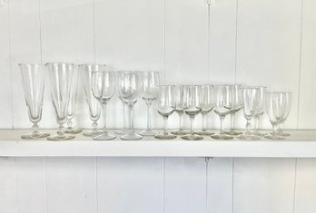 Assortment Of Wine & Beer Glasses