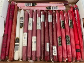 Lot Of 22 Wrapped New Assorted Candles