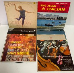 Nine Classical Records Including Songs For Strings