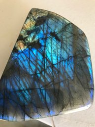 Labradorite Gem , 1LB 12 Oz, 5 Inch By 4 Inch