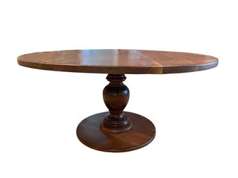 Solid Wood Pedestal Dining Table