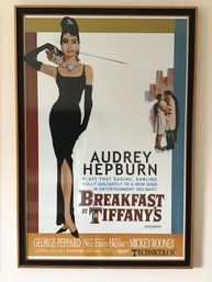 Framed Movie Poster,  Audrey Hepburn Breakfast At Tiffanys - 28.5 X 42