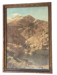 Antique Framed Colorized Photograph