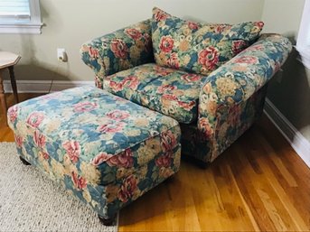 ROWE Over Sized Chair And Ottoman