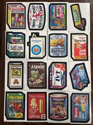 1980 Topps Wacky Cards     16 Card Lot    All Cards In Picture  They Are All In Excellent Condition