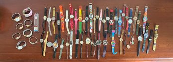 Estate Watch Collection Including Vintage Swatches, Disney Watches & More!