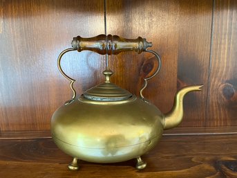 Vintage Antique Brass Teapot