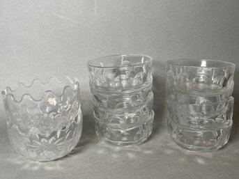 Collection Of Clear Glass Bowls
