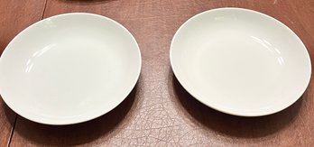 Set Of Twelve White Bowls