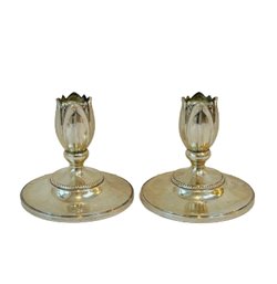 Weighted Sterling Candlesticks By Fisher