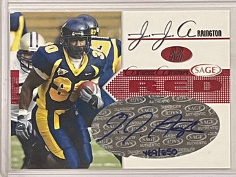 2005 Sage Authentic Autograph J. J. Arrington Card #A2     Numbered 469/650