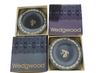 Pair Of Small Wedgwood Dishes- Gemini/aquarius