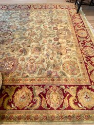Persian Style Wool Area Carpet 10 X 14