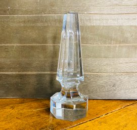 19th Century Glass Obelisk - 6 Inches