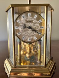 A Kundo Gold Plated Anniversary / Mantle Clock - Kieninger And Obergfell