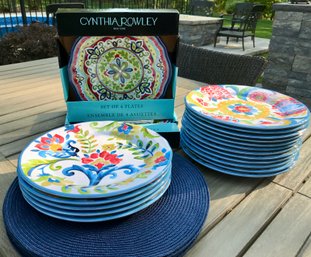 CYNTHIA ROWLEY Plastic Plates And Placemats