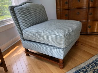 Sweet Persnickety Country French Gingham Slipper Chair