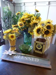 Sunflower Decor 7 Pieces