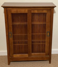 Charming Two Sliding Door Cabinet