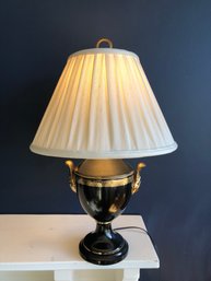 Black Neoclassic Urn Table Lamp