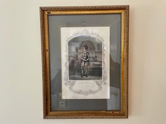 Antique Print Of Iago From Shakespeares Play, Othello