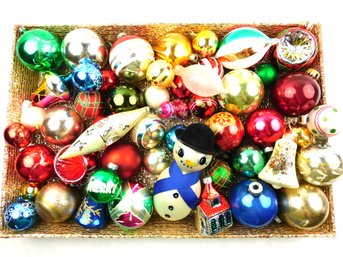 Vintage Glass Christmas Ornaments #2 (50+)