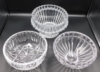 Heavy Lead Crystal Bowls